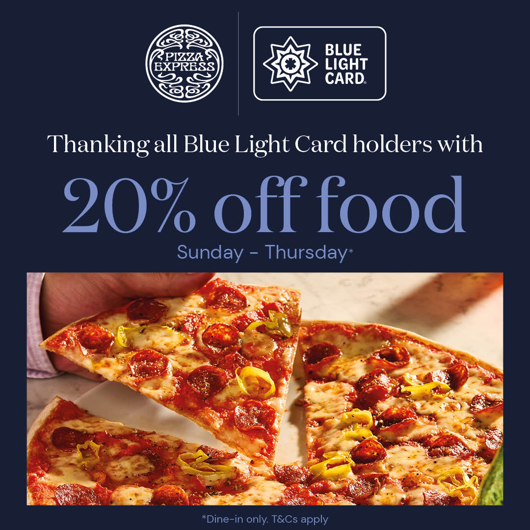 20% Off for Blue Light Card holders