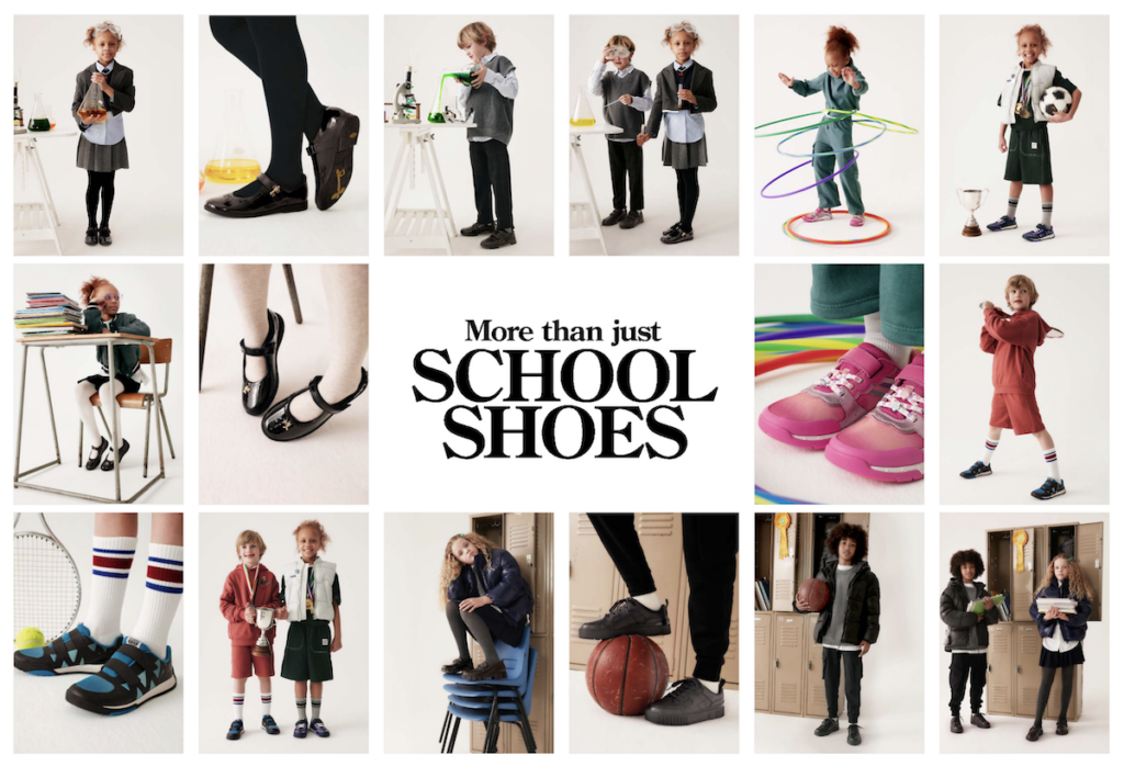 More than just school shoes London Designer Outlet