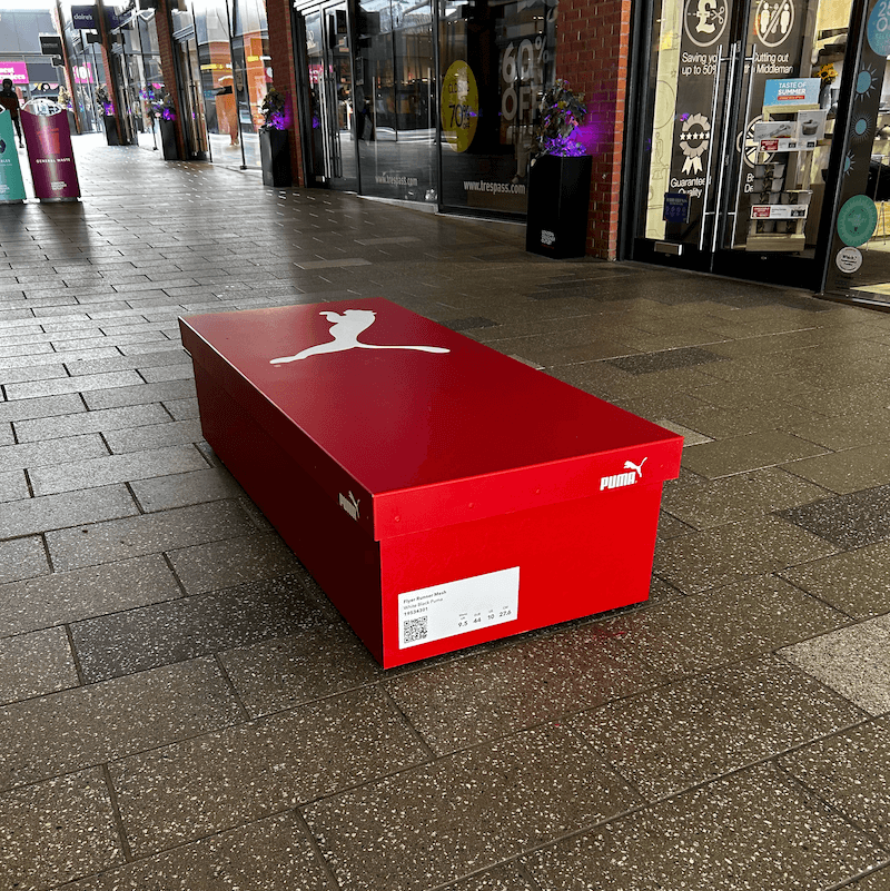 Take the weight off your feet on our new shoe box benches