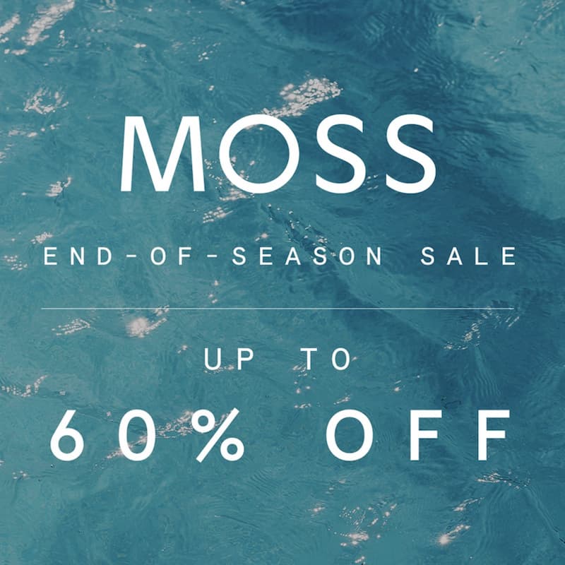 Up to 60% off – End of season sale