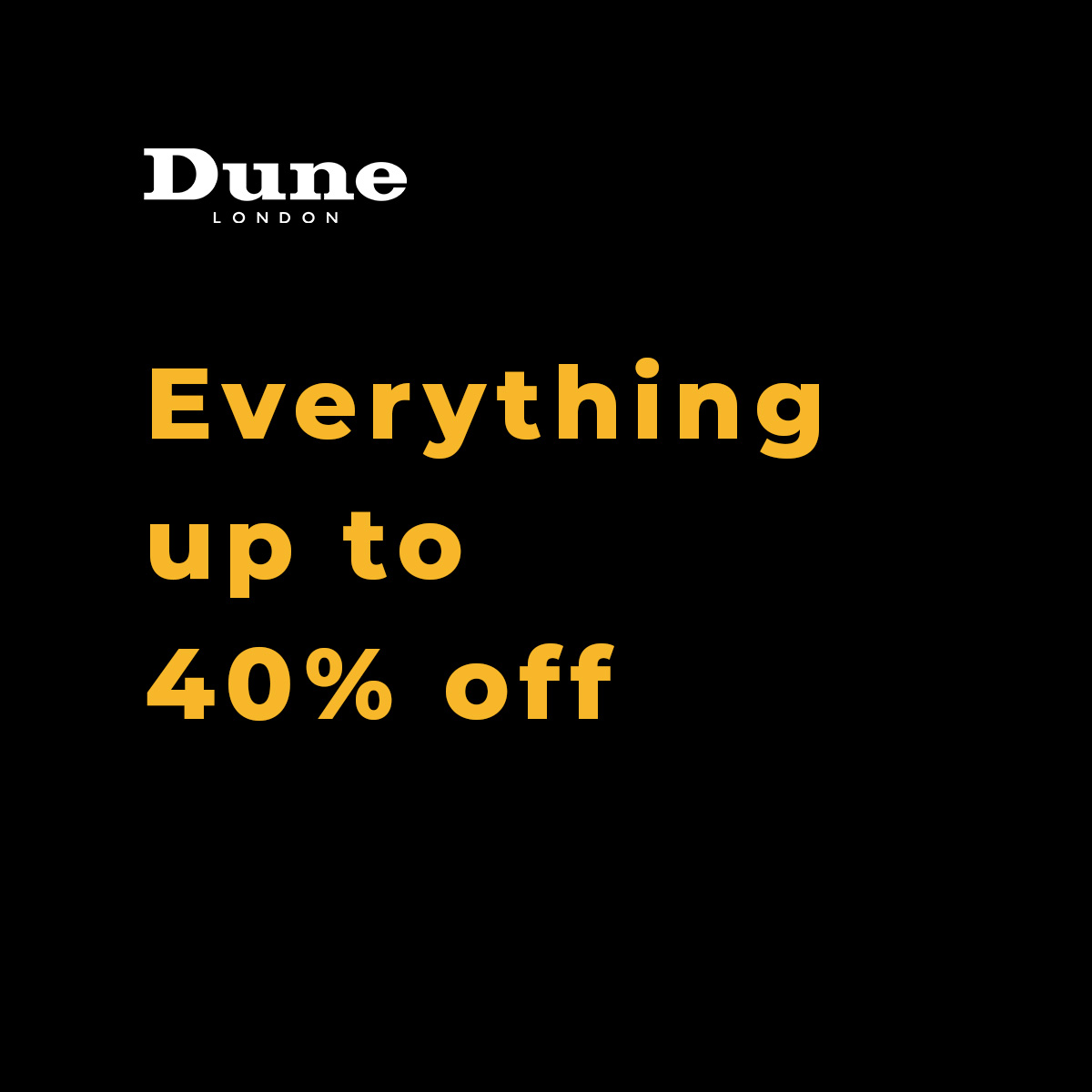 Up to 40% off