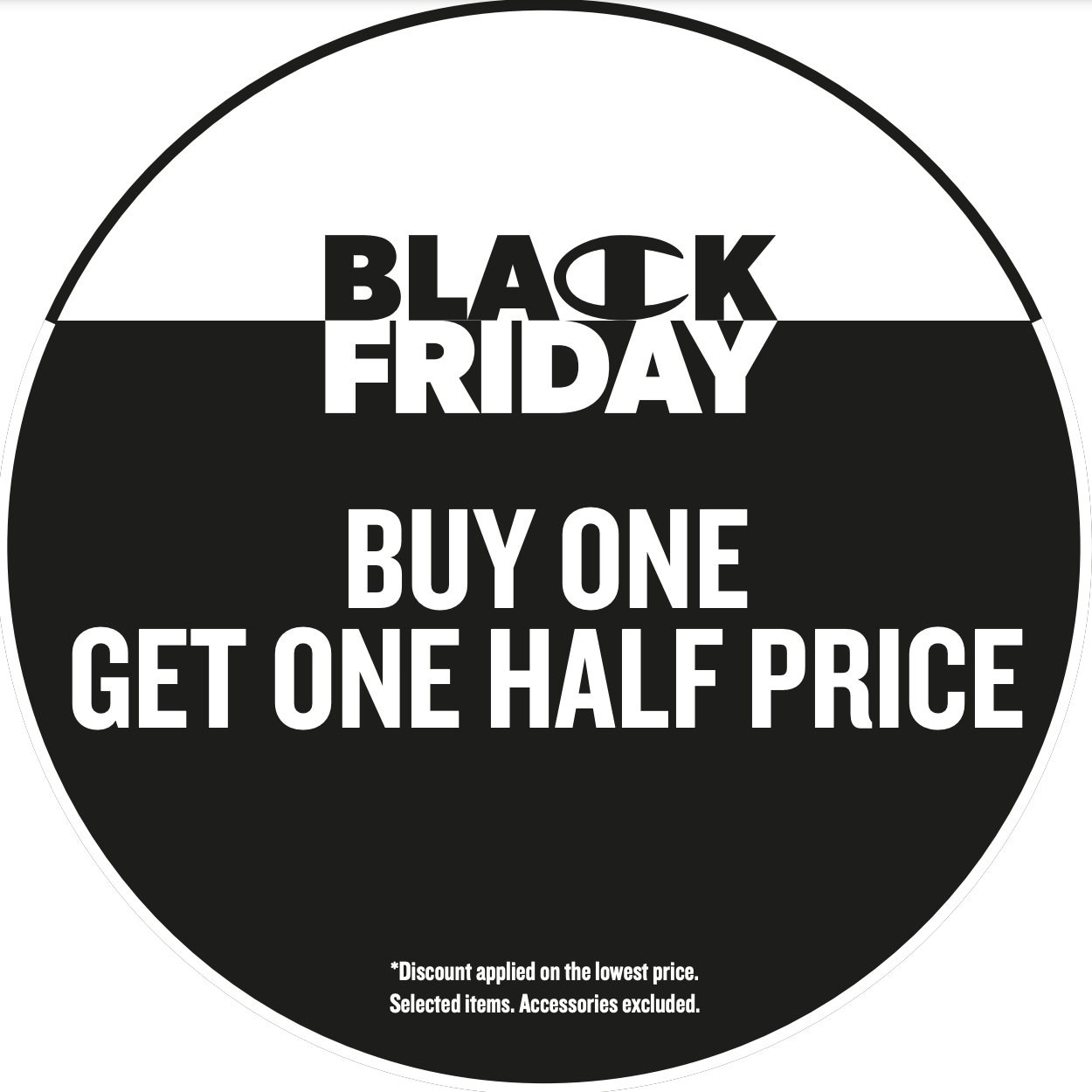 Buy 1 get 1 half price